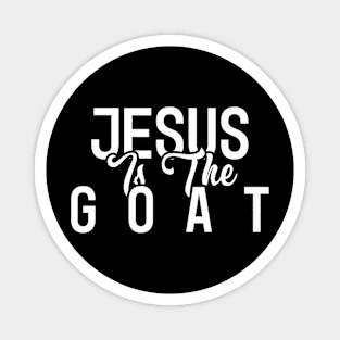 Jesus is the G.O.A.T - Jesus - Jump Shot Jesus Magnet